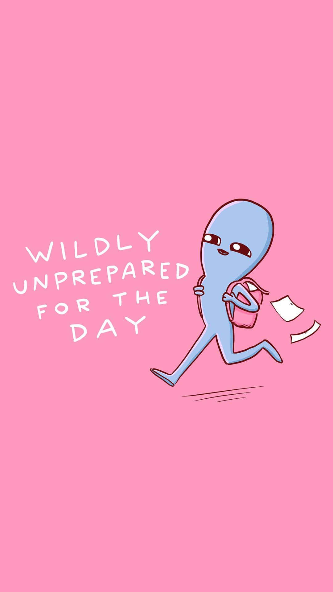 Wildly Unprepared Character Illustration Background