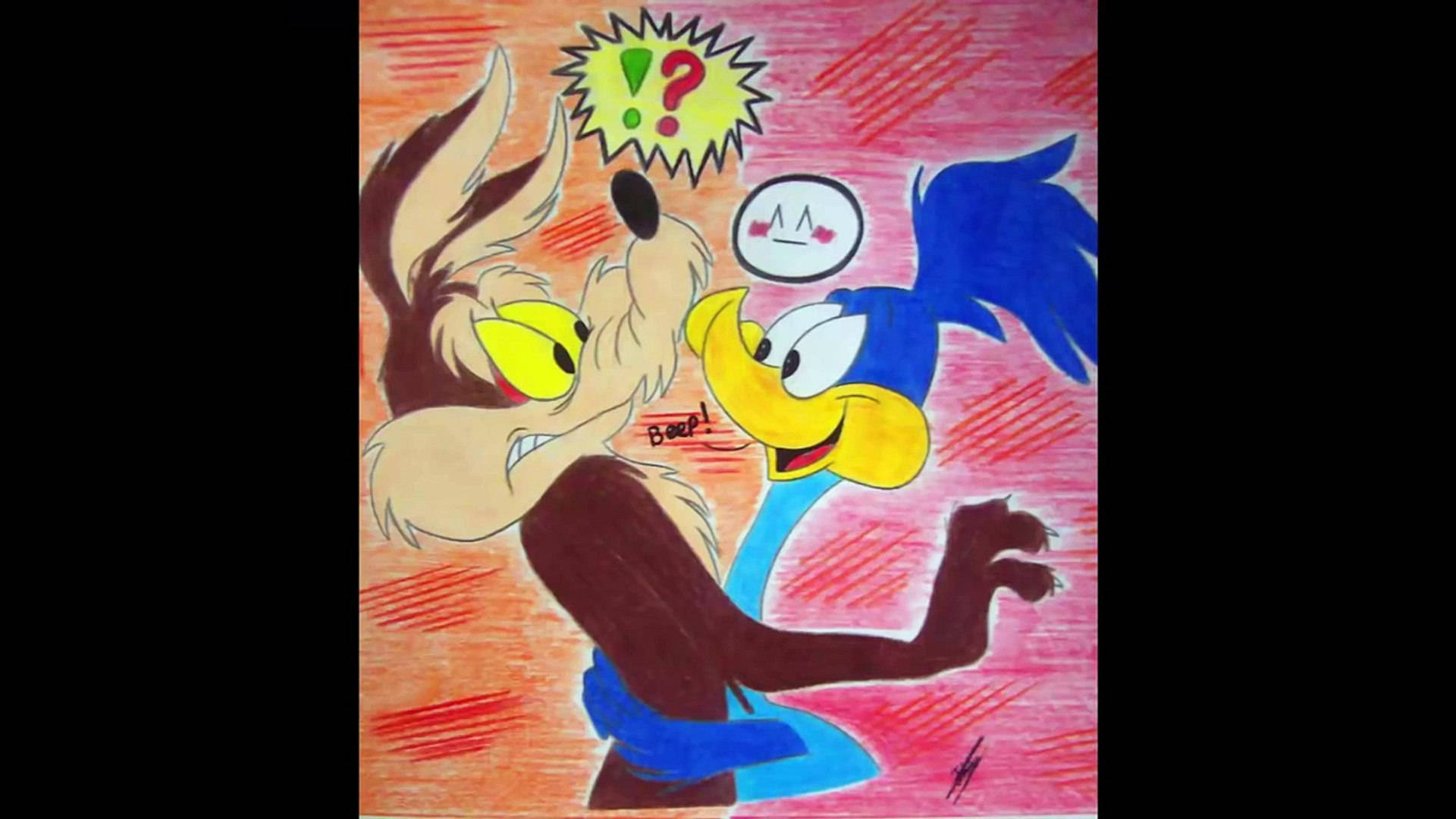 Wile E Coyote And Road Runner Drawing
