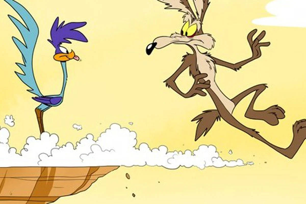 Wile E Coyote Falling Background