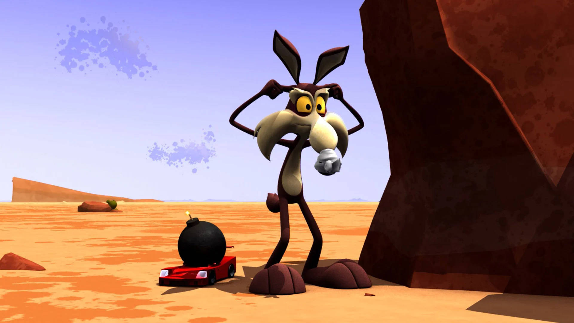 Wile E Coyote Planted A Bomb Background