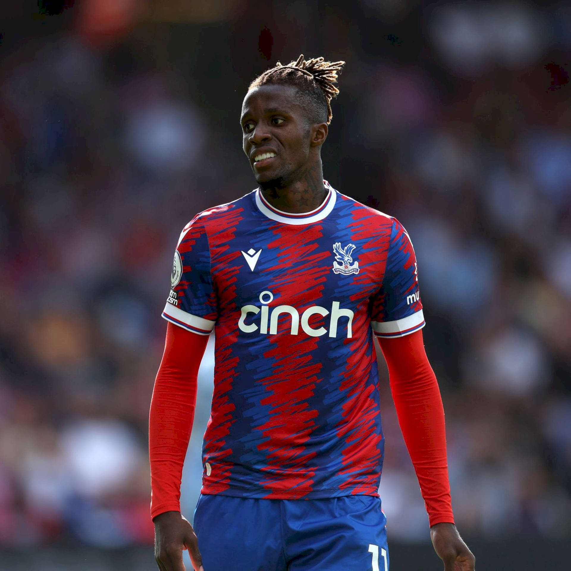 Wilfried Zaha Walking On The Field