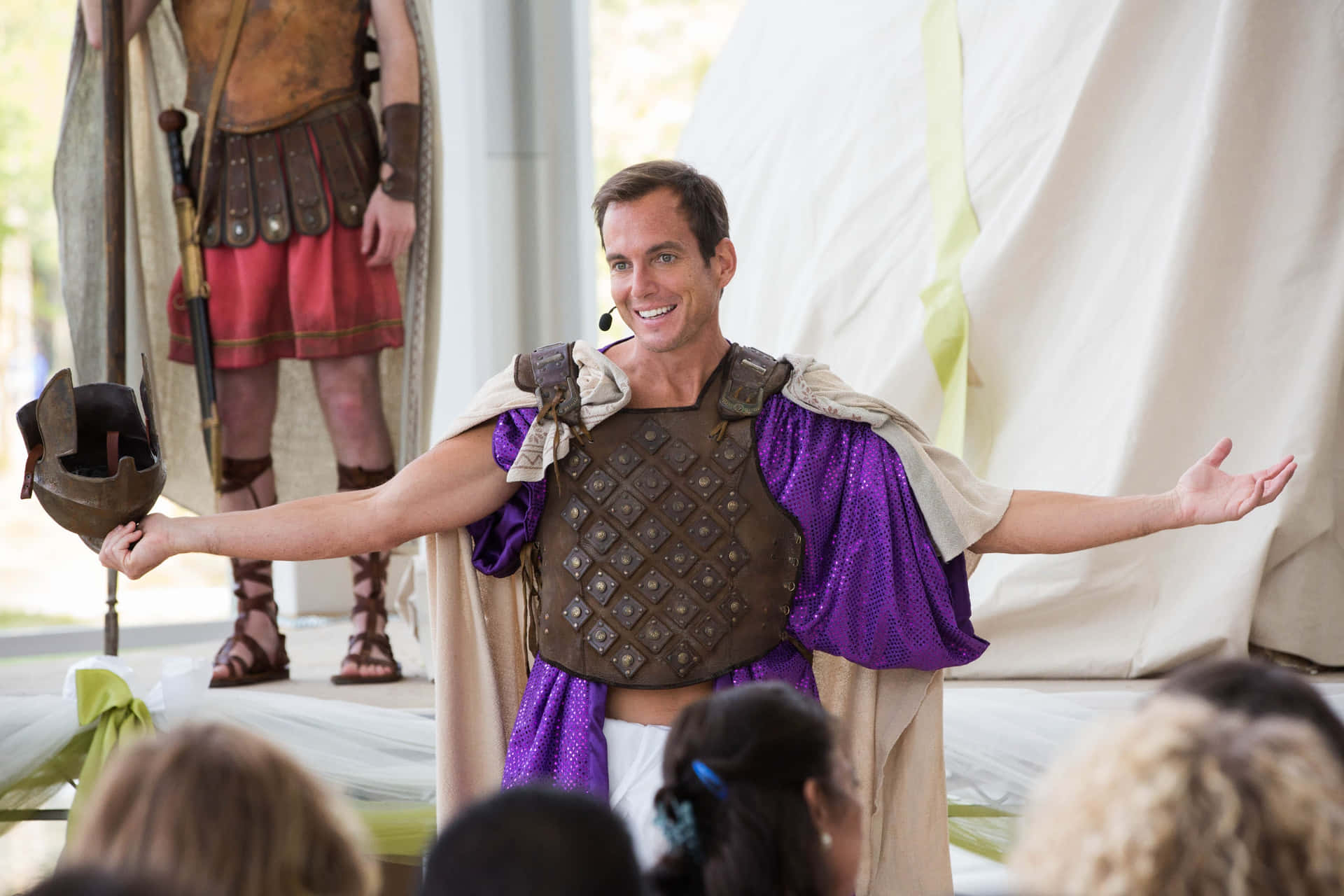 Will Arnett Striking A Pose For A Photoshoot Background