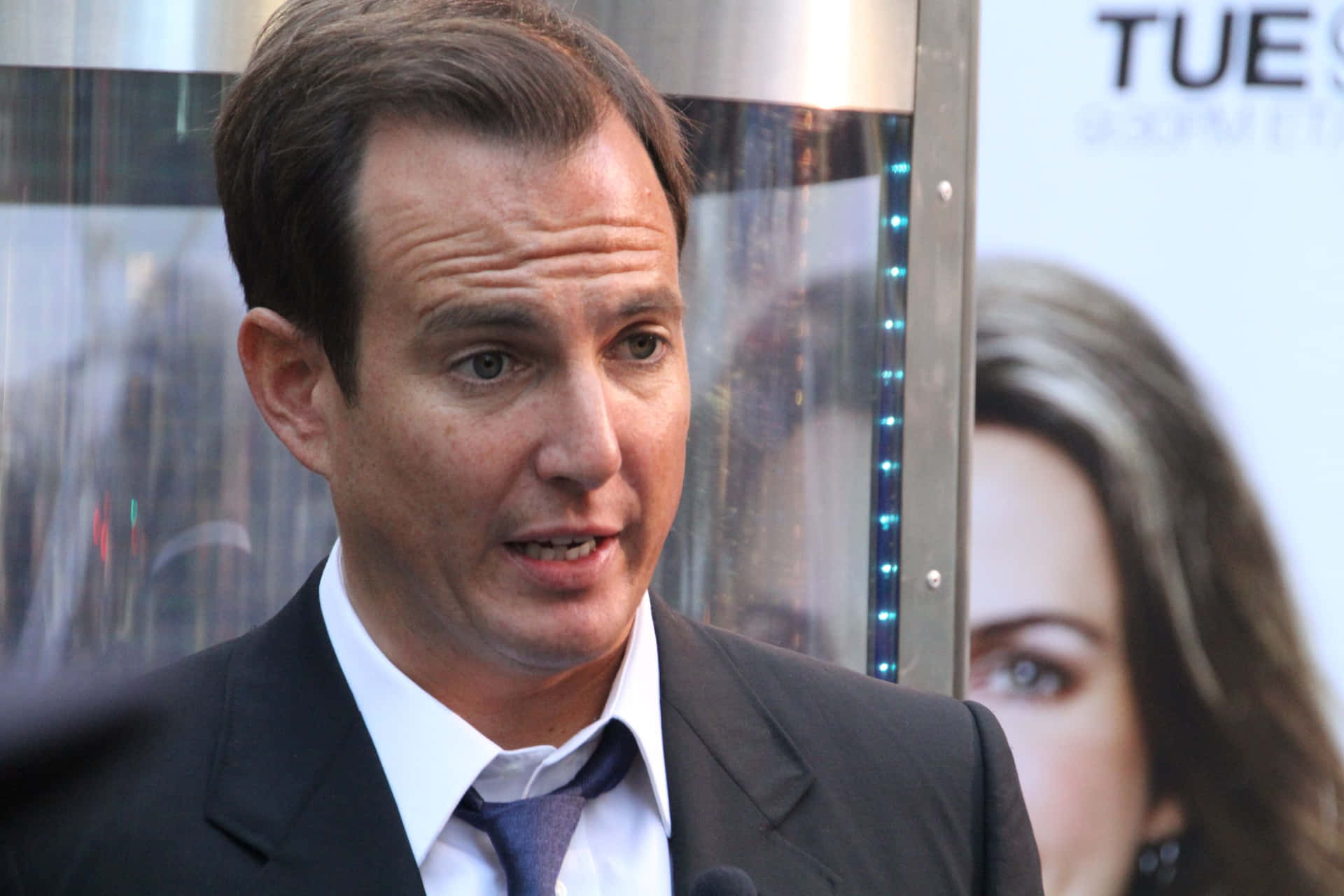 Will Arnett With A Confident Smile Background