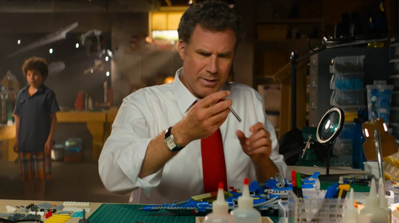 Will Ferrell In The Lego Movie Background