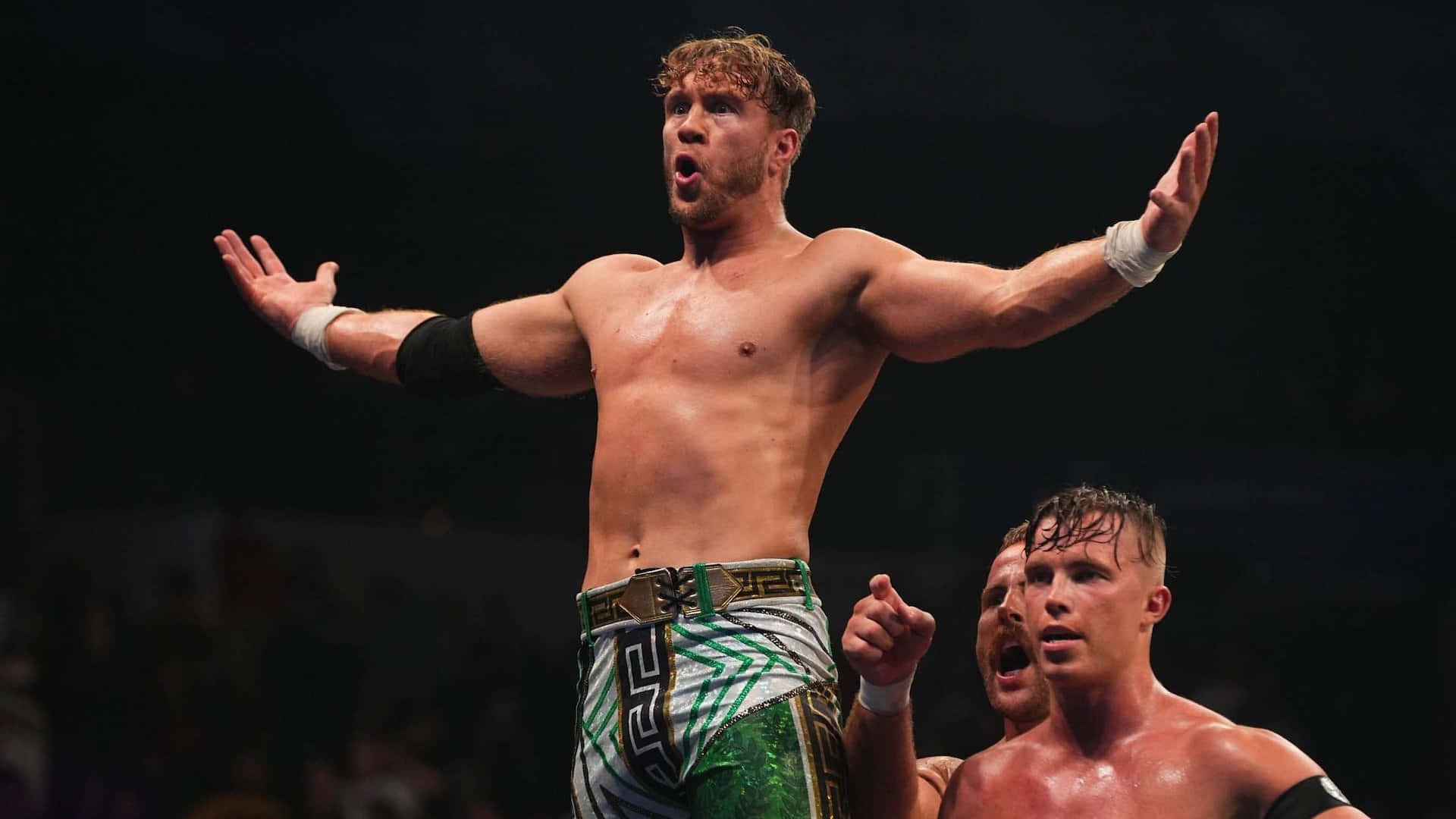 Will Ospreay In Boxing Stage Background