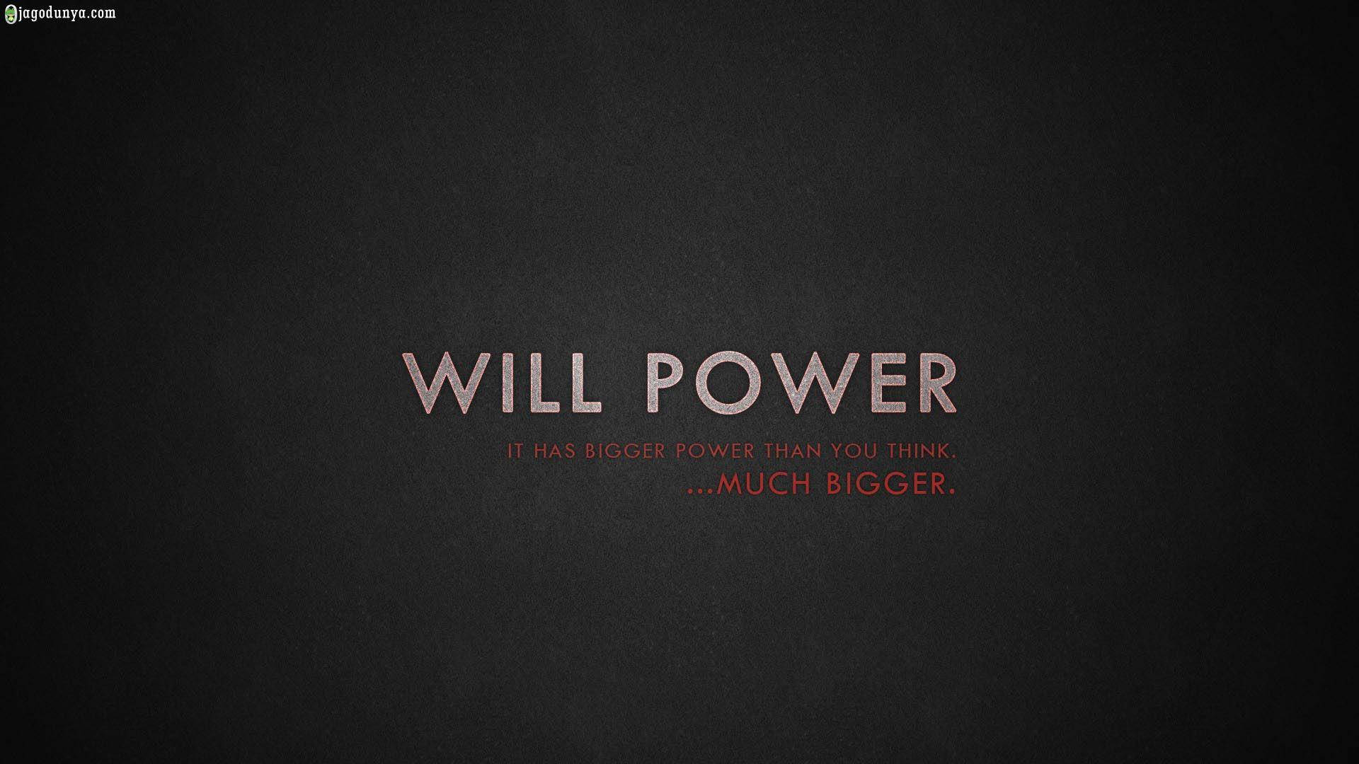 Will Power Motivational Hd Quotation