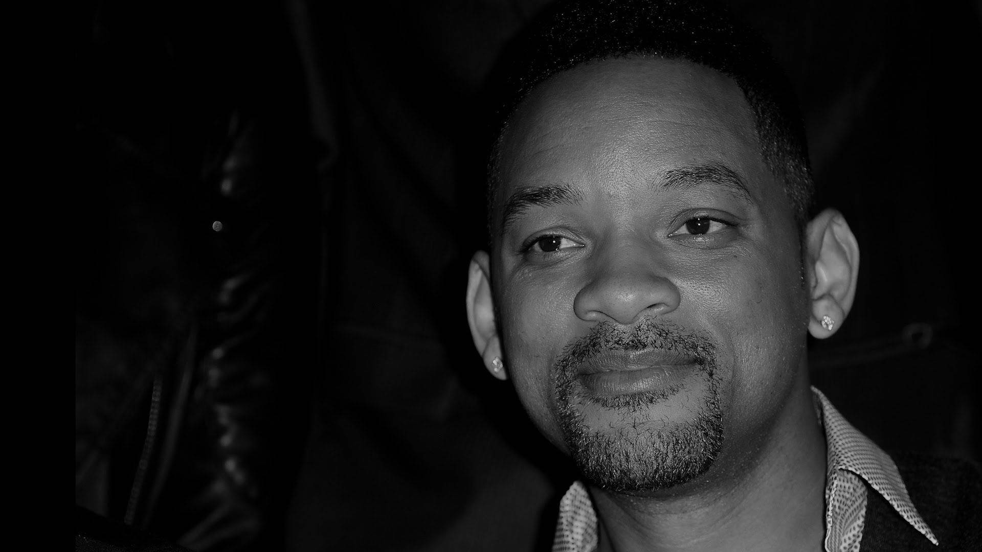 Will Smith Grayscale Background
