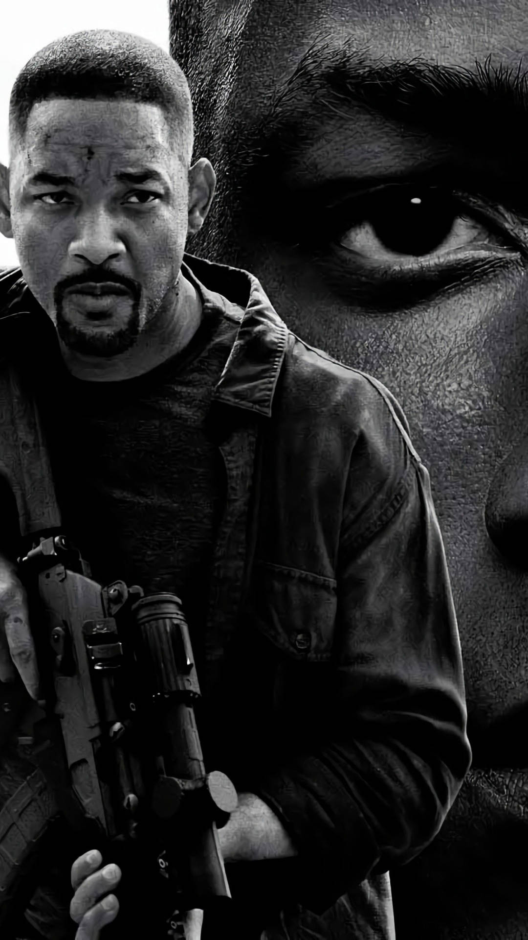 Will Smith In Gemini Man Poster Background