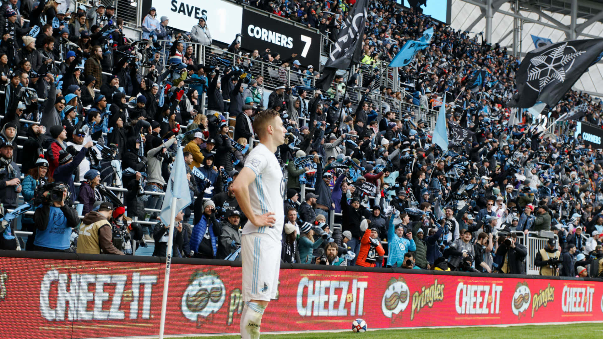 Will Trapp Of Minnesota United Fc In Action At Allianz Field Background