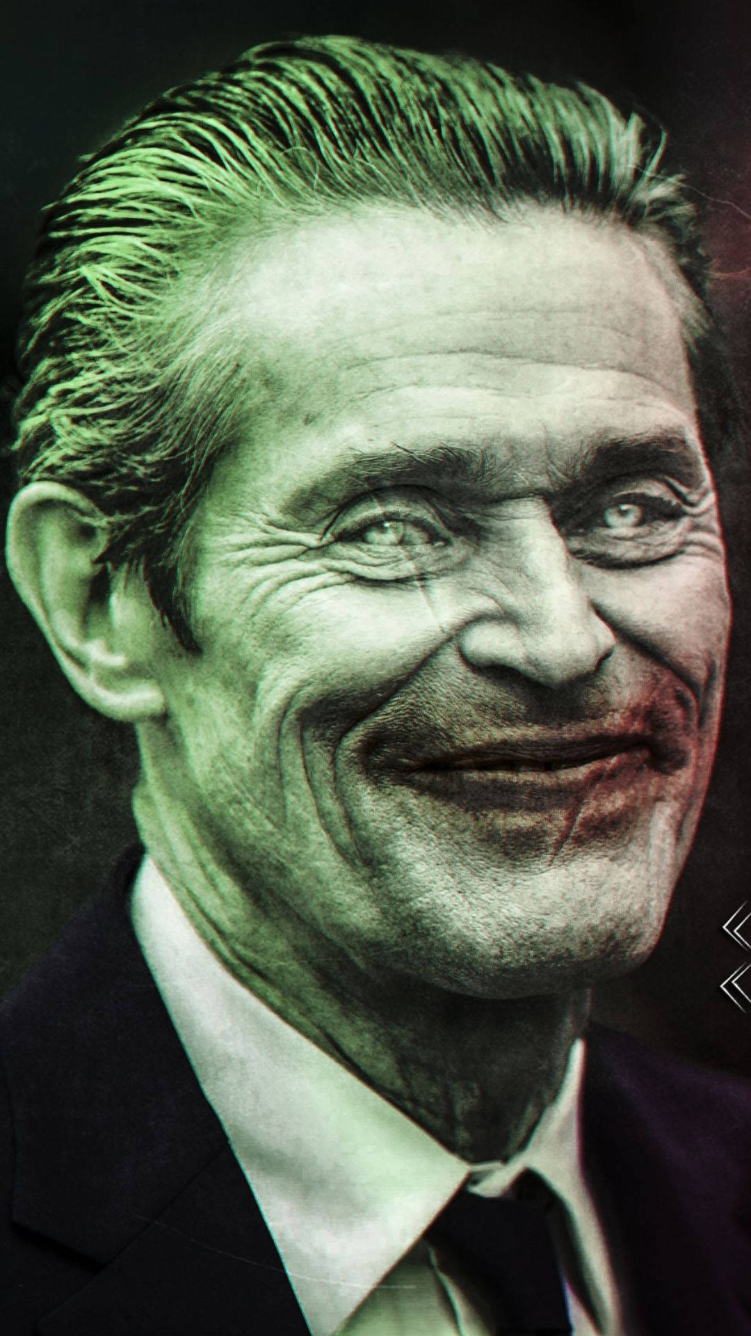 Willem Dafoe Joker Face