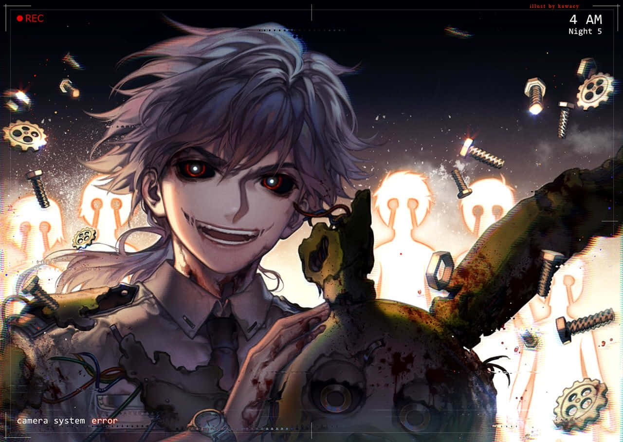 William Afton Anime Boy Five Nights At Freddy's Background