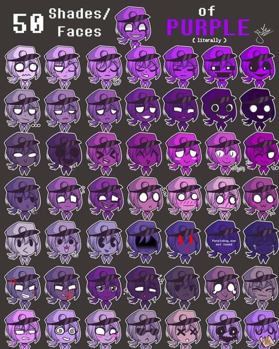 William Afton Five Nights At Freddy's Chibi Background