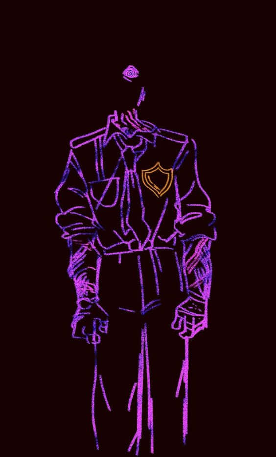 William Afton Five Nights At Freddy's Purple Aesthetic Drawing Background