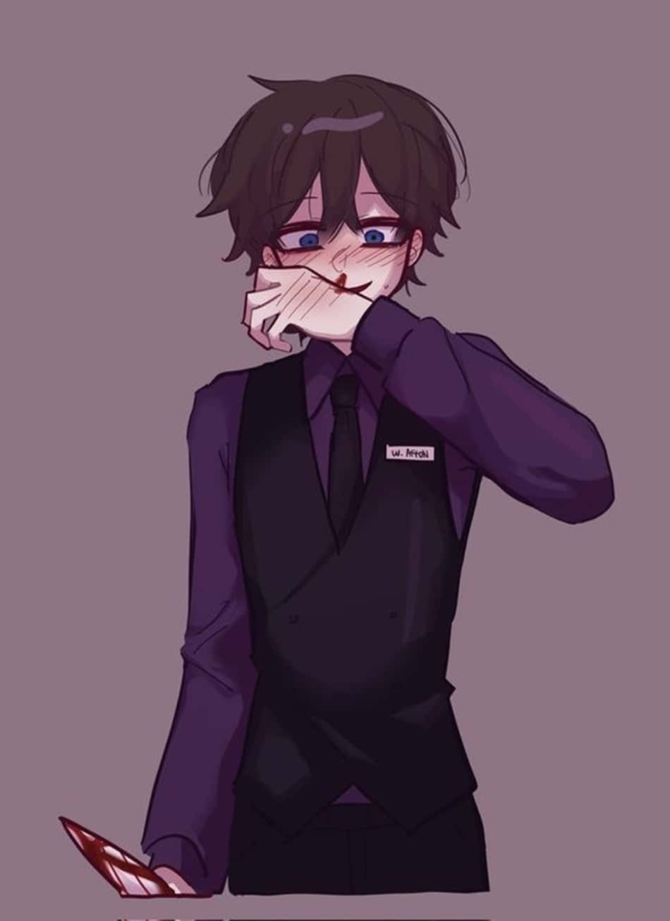William Afton Five Nights At Freddy's Scary Anime Boy Background