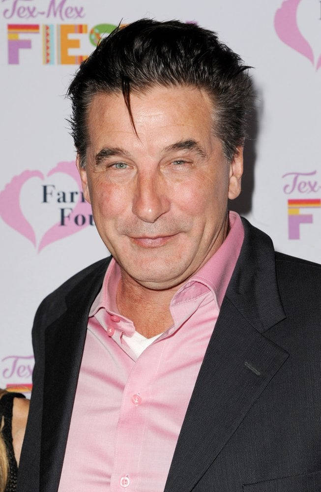 William Baldwin Pink Shirt