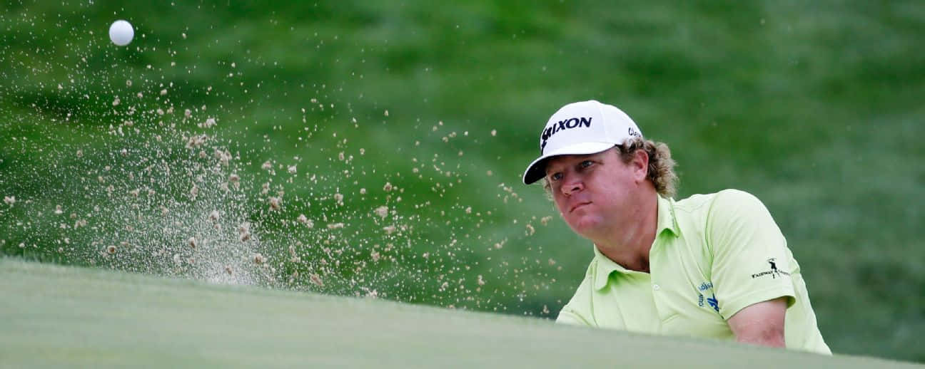 William Mcgirt Hitting A Golf Ball Background