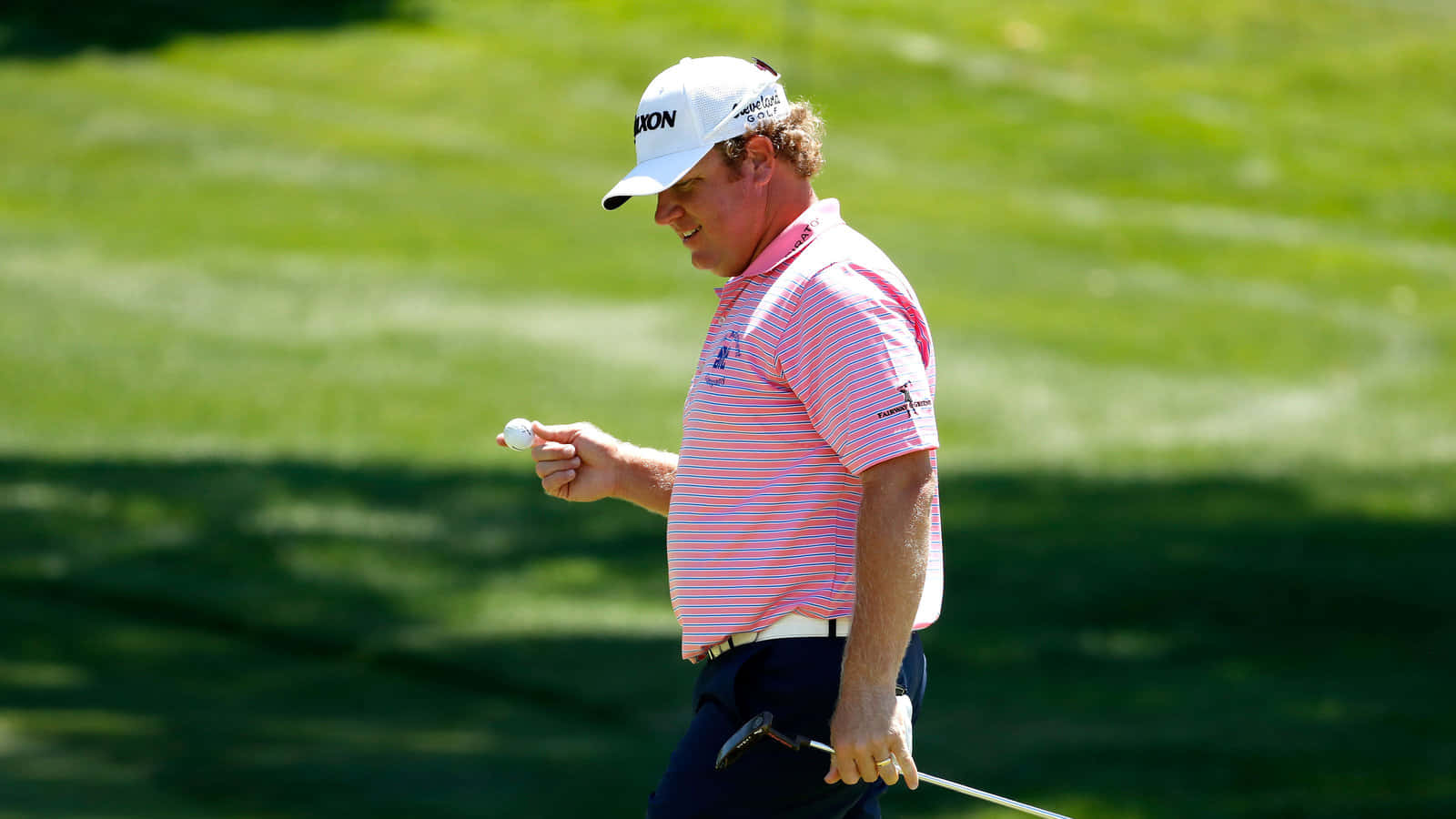 William Mcgirt On A Golf Course Background