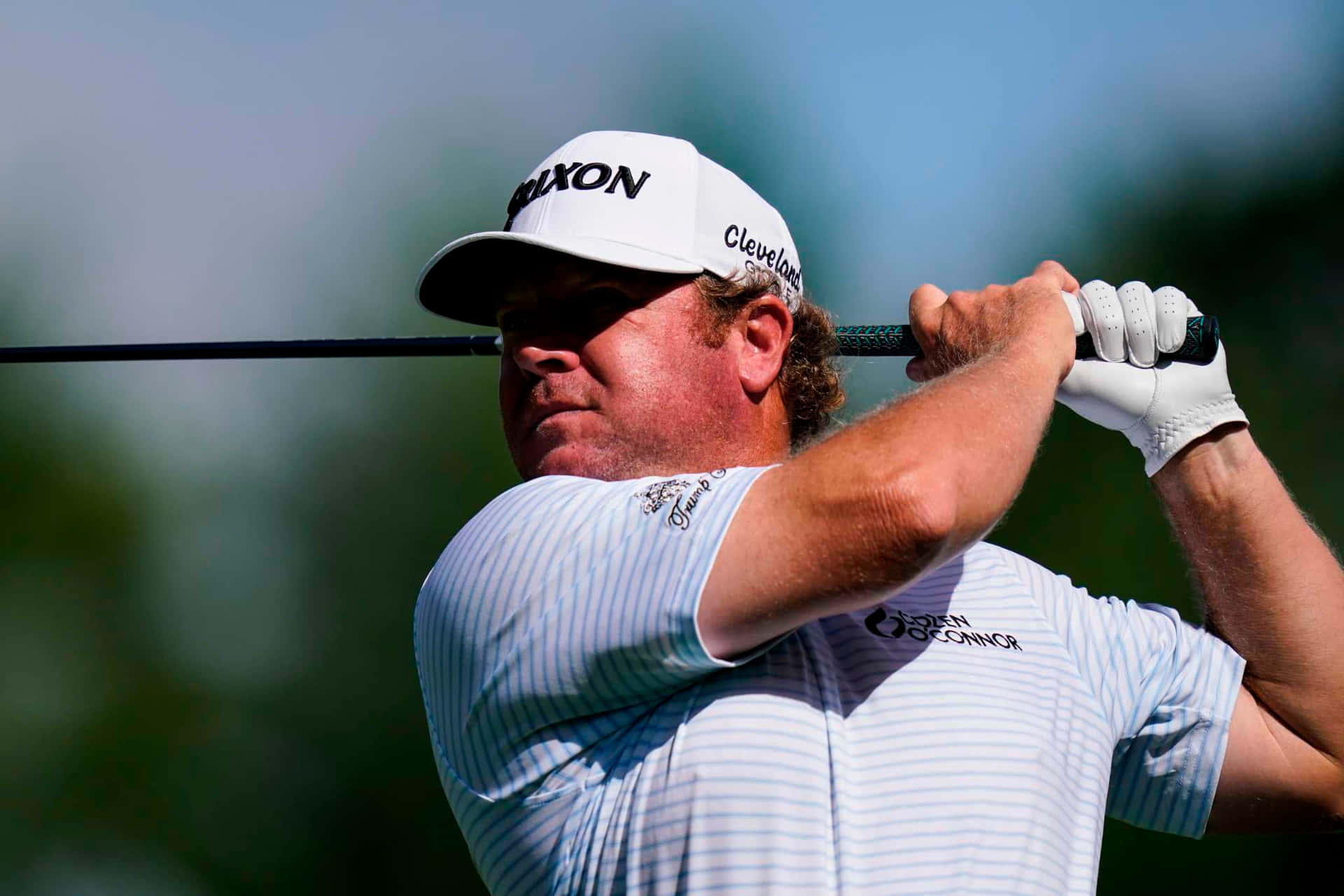 William Mcgirt With A Club Background