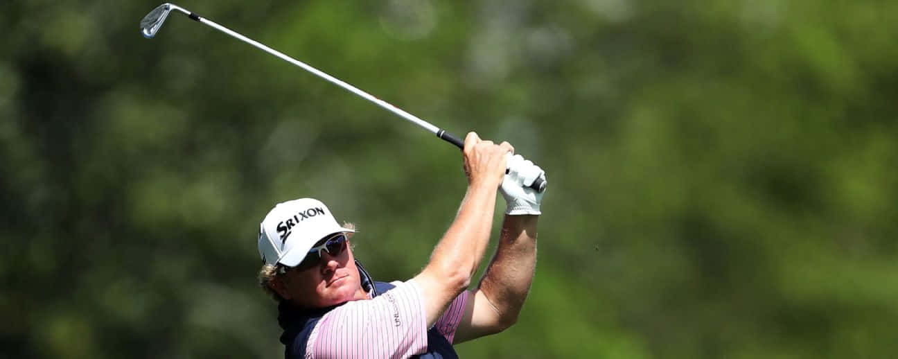 William Mcgirt With A Golf Club Background