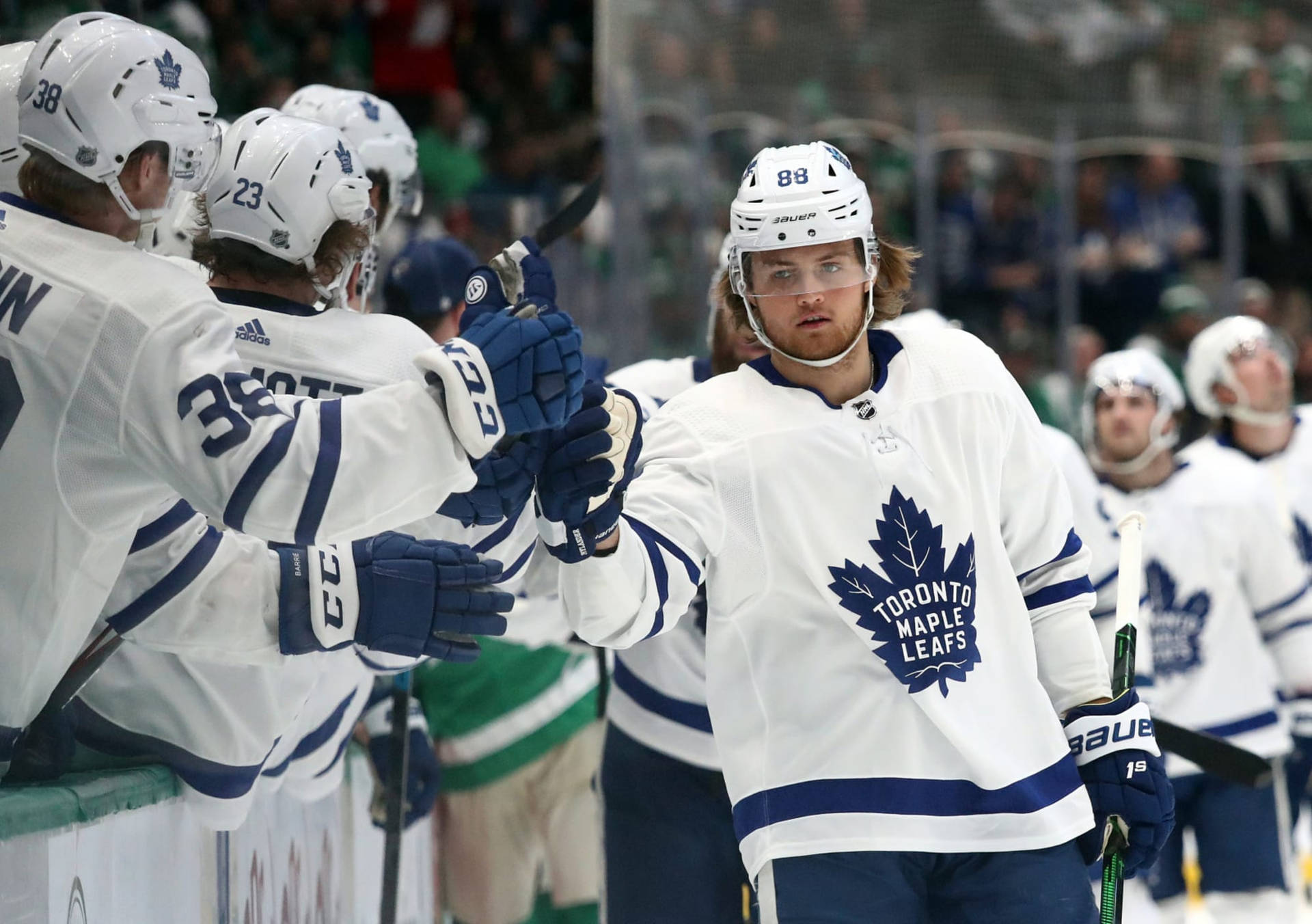 William Nylander Dallas Stars Game Third Period Background