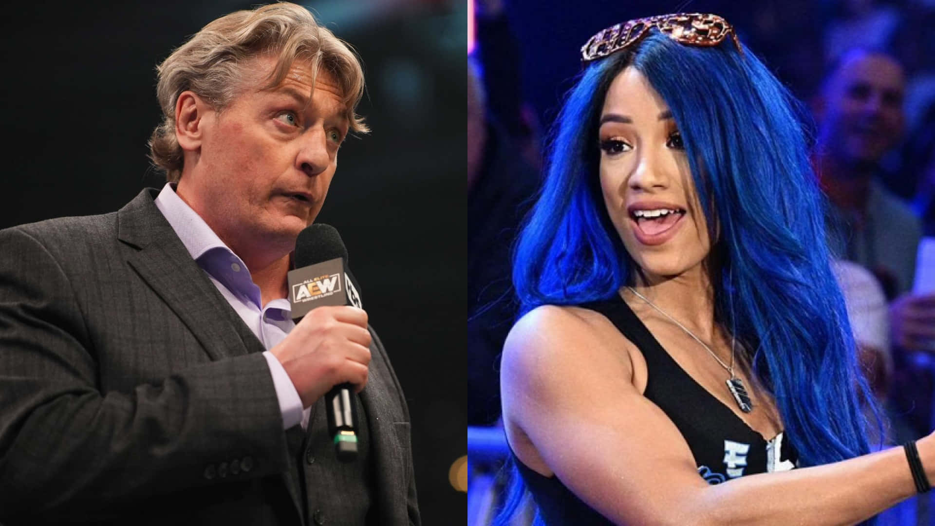 William Regal Sasha Banks Wwe Wrestlers