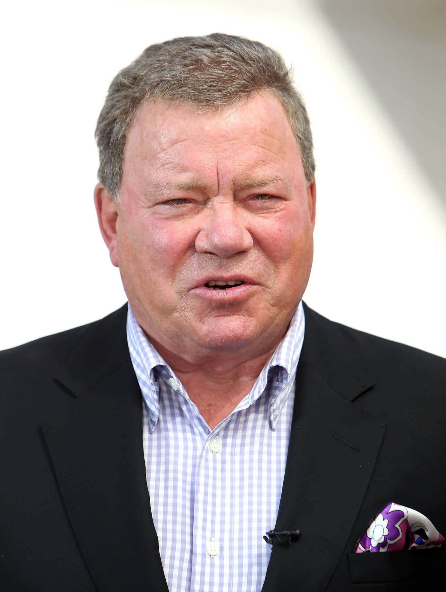 William Shatner Posing For A Portrait