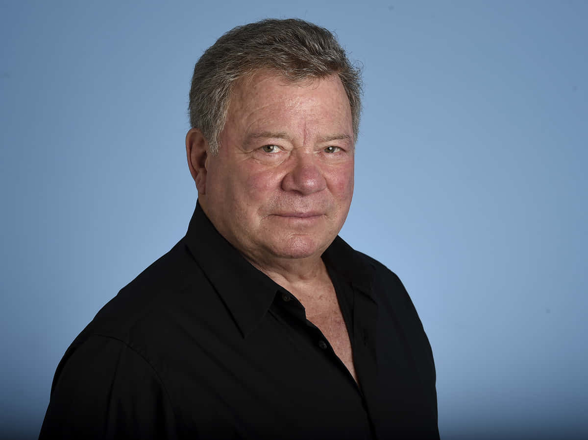 William Shatner Posing In A Casual Outfit