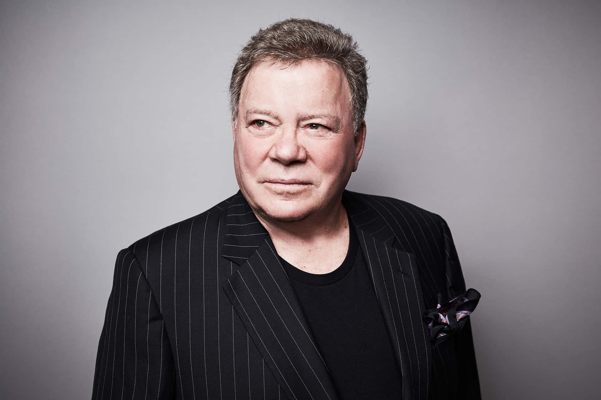 William Shatner Smiling In A Suit