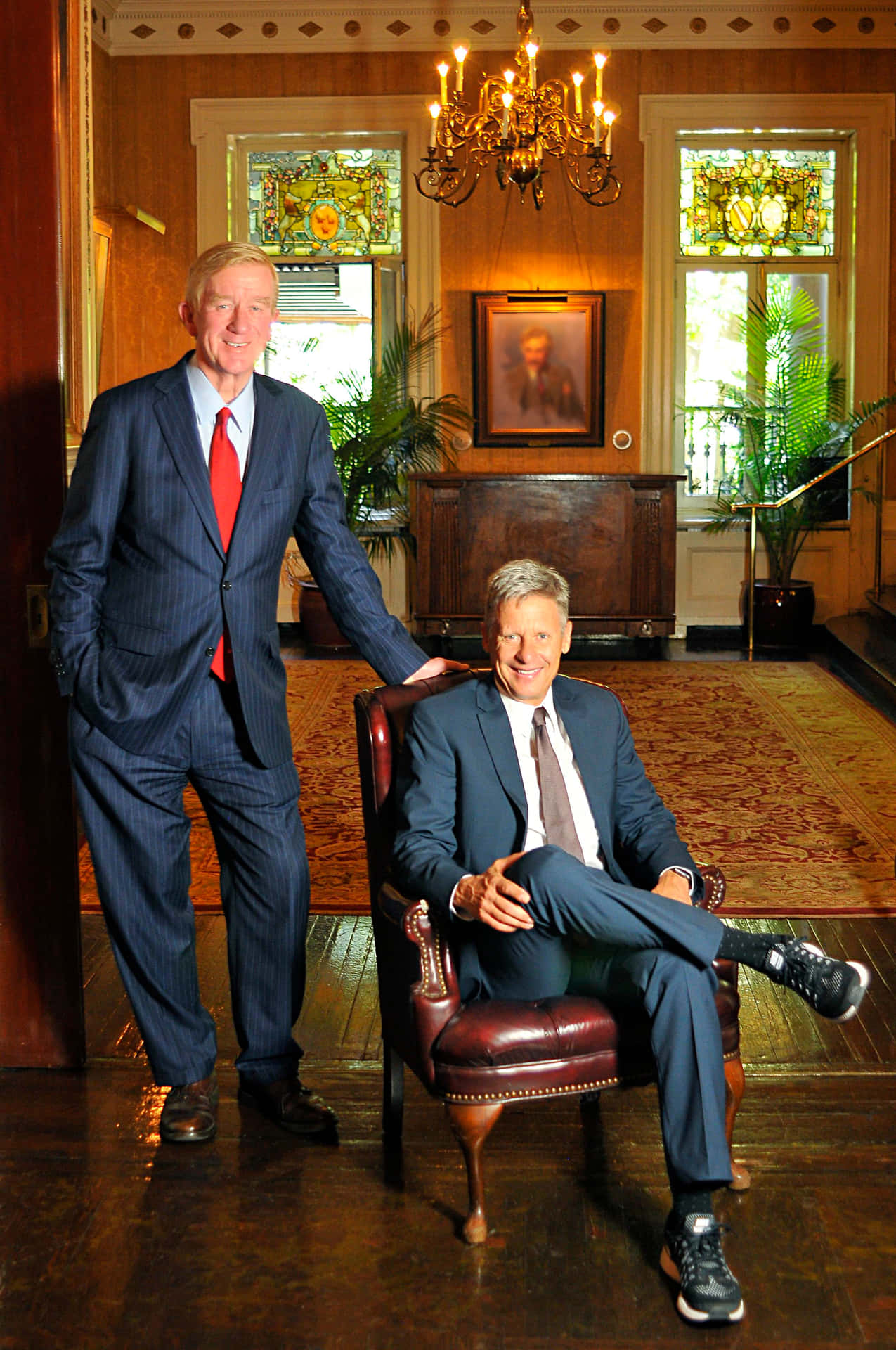 William Weld And Gary Johnson Background