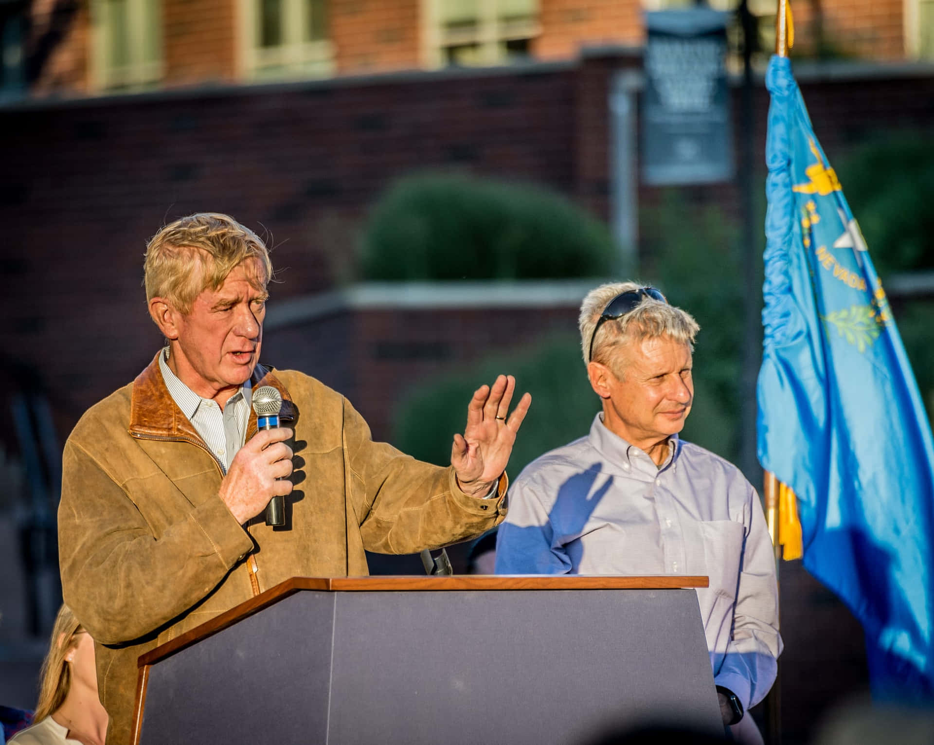William Weld In Brown Coat