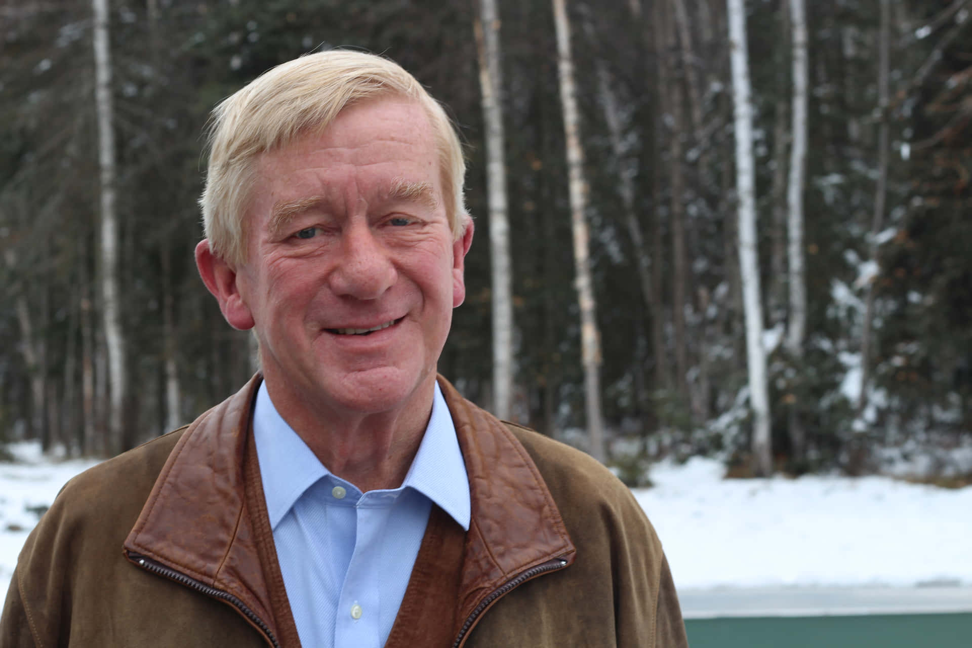 William Weld In Snow