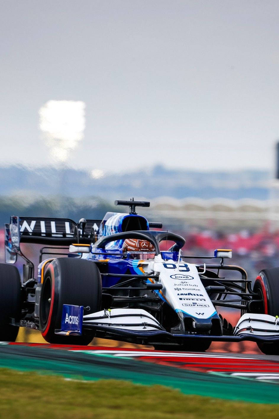 Williams Car Under Morning Sky Background