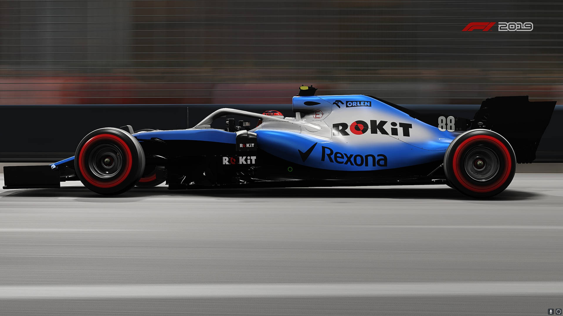 Williams Racing's #88 Car In F1 2019 Background