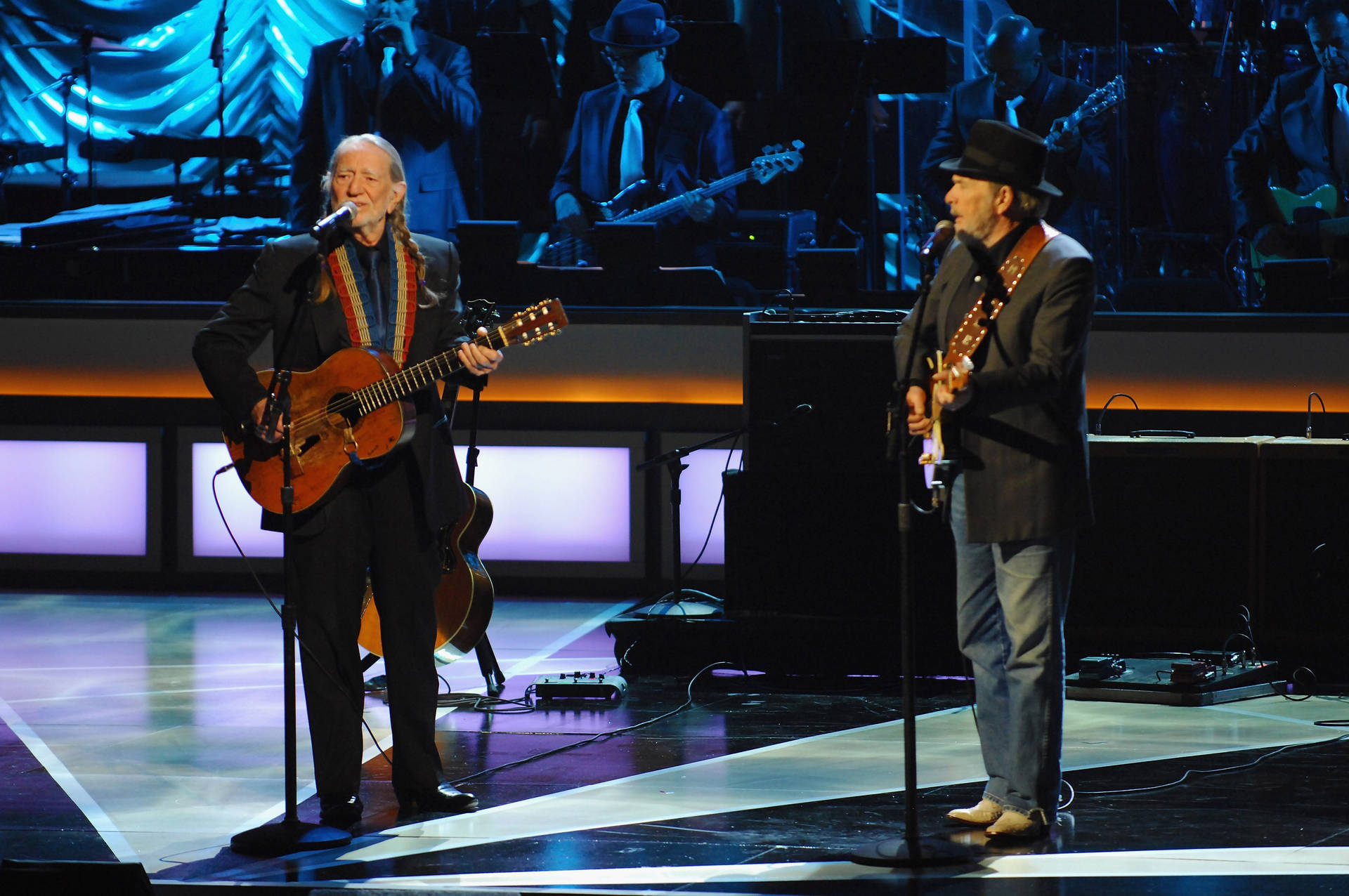 Willie Nelson And Merle Haggard Background