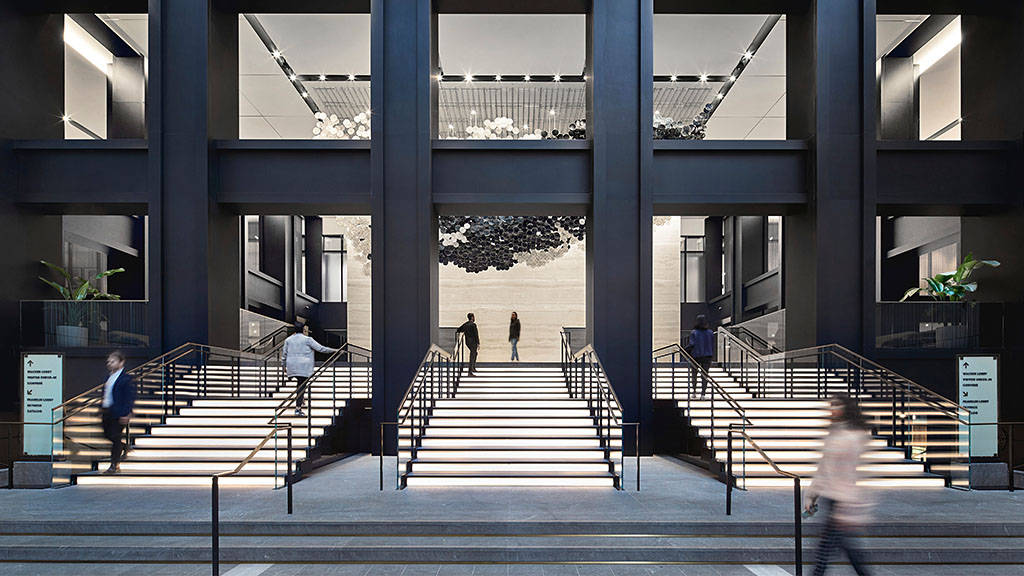 Willis Tower Elegant Entrance Background