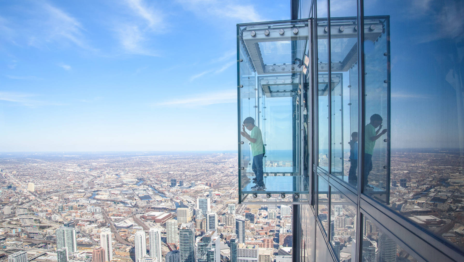 Willis Tower Skydeck Chicago Background