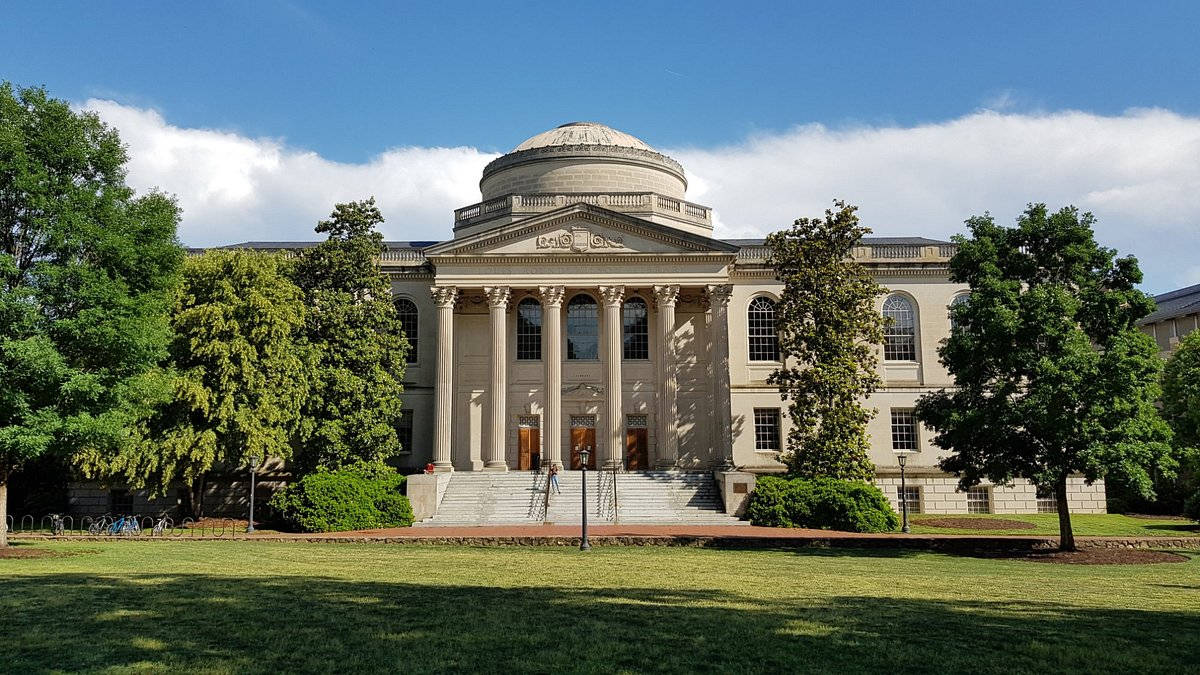 Wilson Library At University Of North Carolina Background