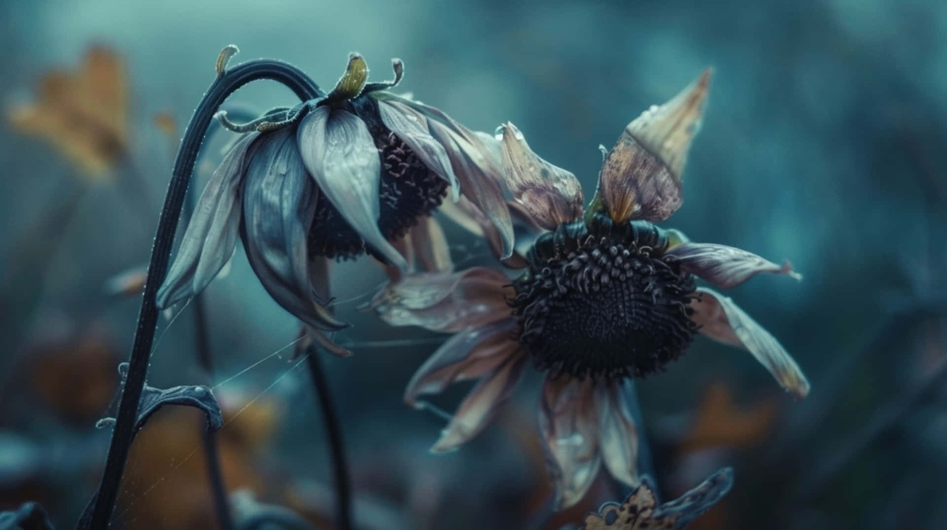 Wilted Flowers Moody Backdrop