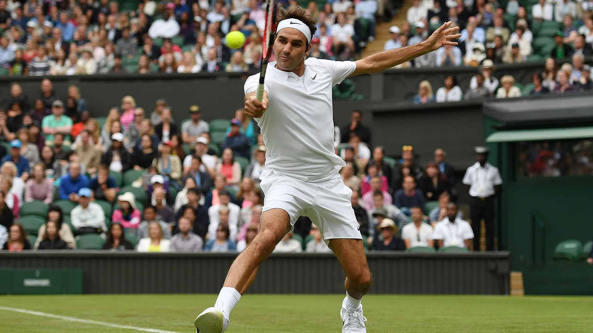 Wimbledon Champion Roger All-white Background