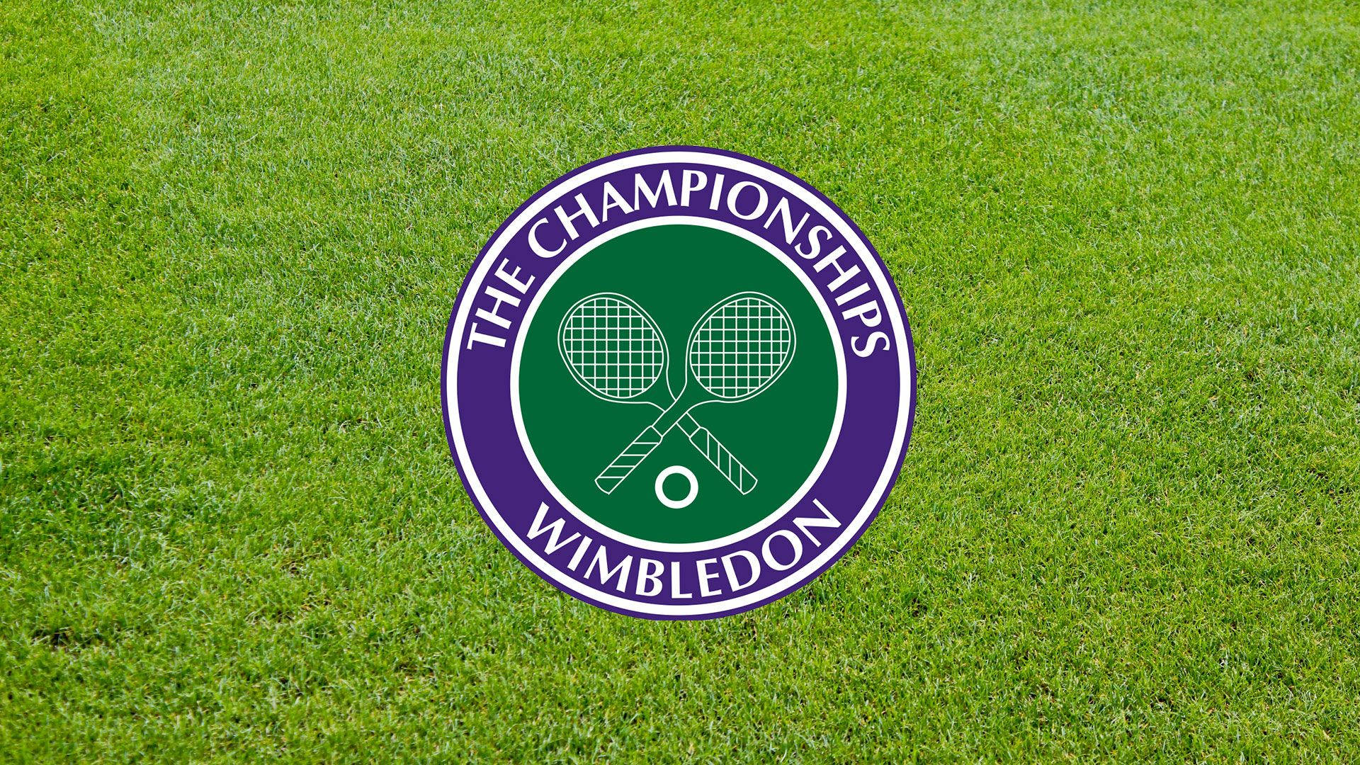 Wimbledon Logo Illustration In Grass Field