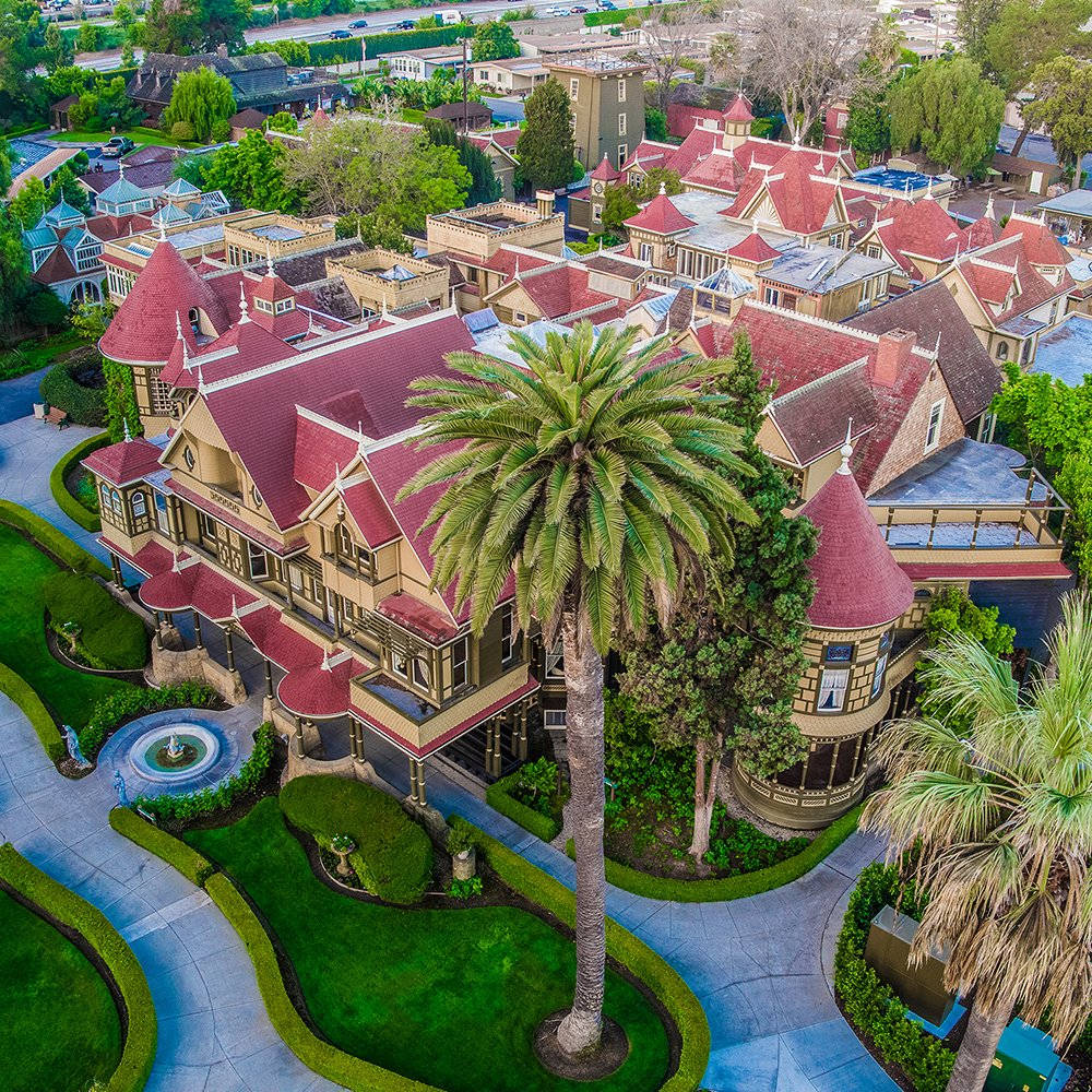 Winchester Mystery House Bird's-eye View