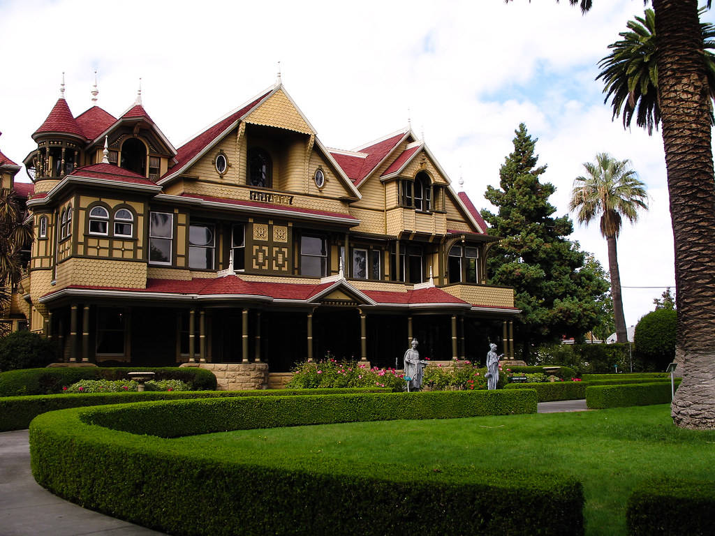 Winchester Mystery House From The Left