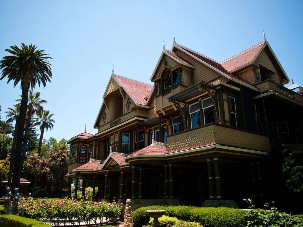 Winchester Mystery House From The Right