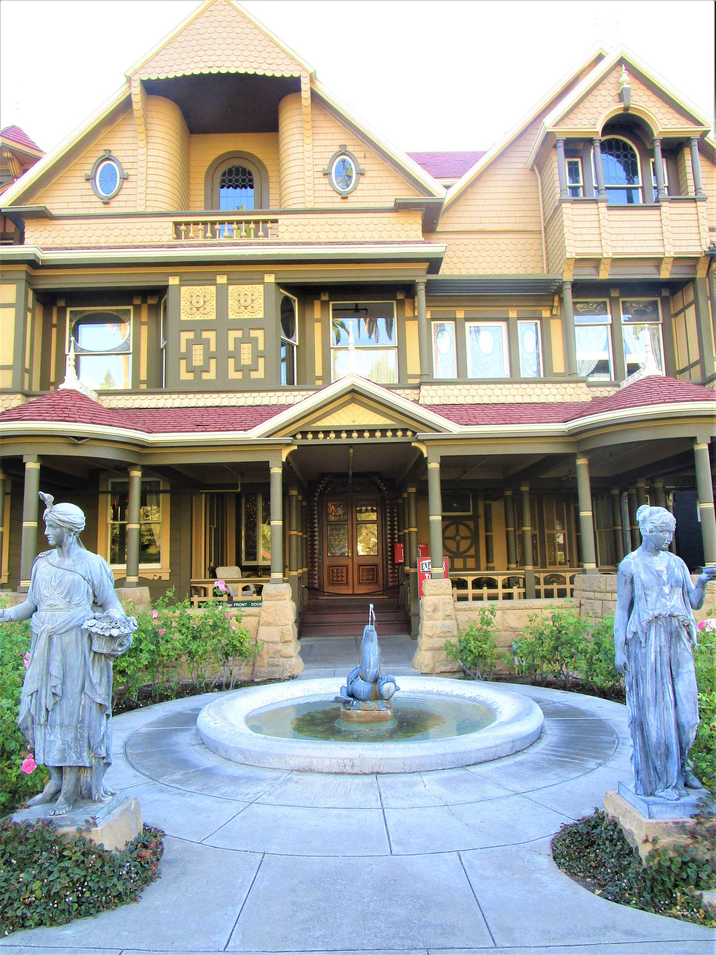 Winchester Mystery House Front Exterior