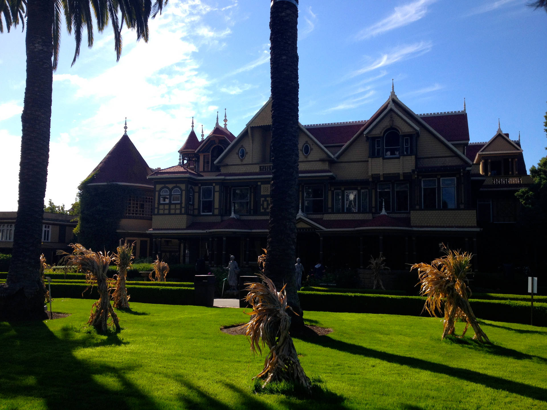 Winchester Mystery House On A Sunny Day