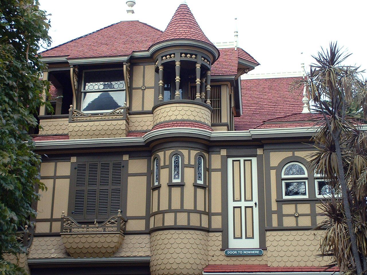 Winchester Mystery House Partial Exterior