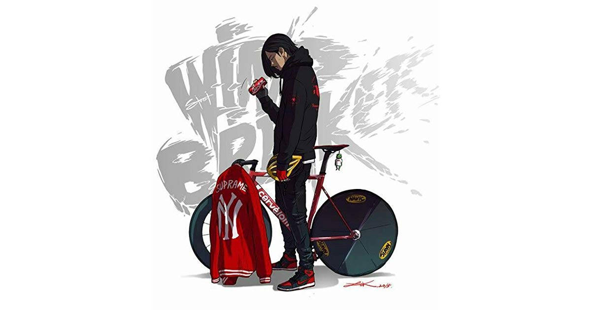 Wind Breaker Jay Jo And Bike Background