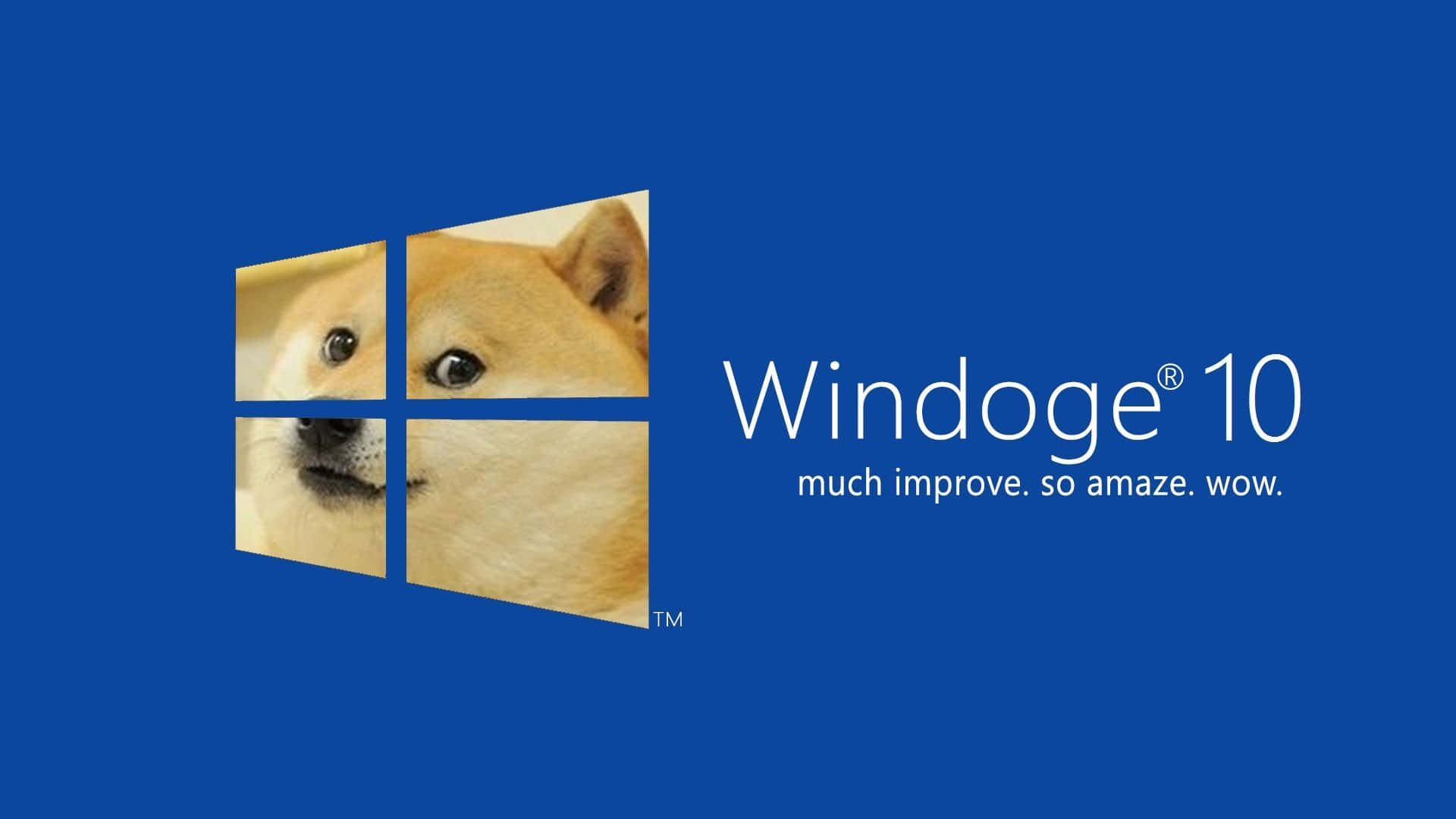 Windoge10 Meme Parody Wallpaper