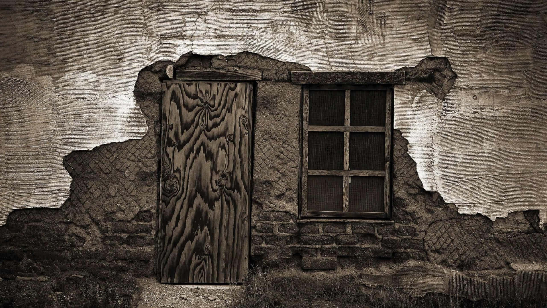 Window Abandoned House Background