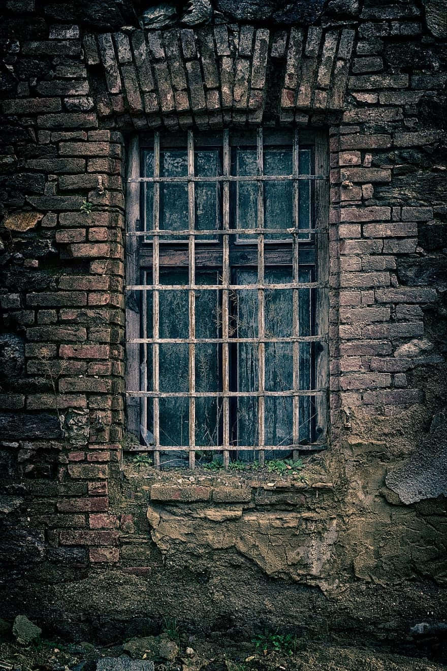 Window Old Prison House Background